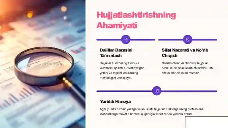 ISA -230 Audit hujjatlari 4