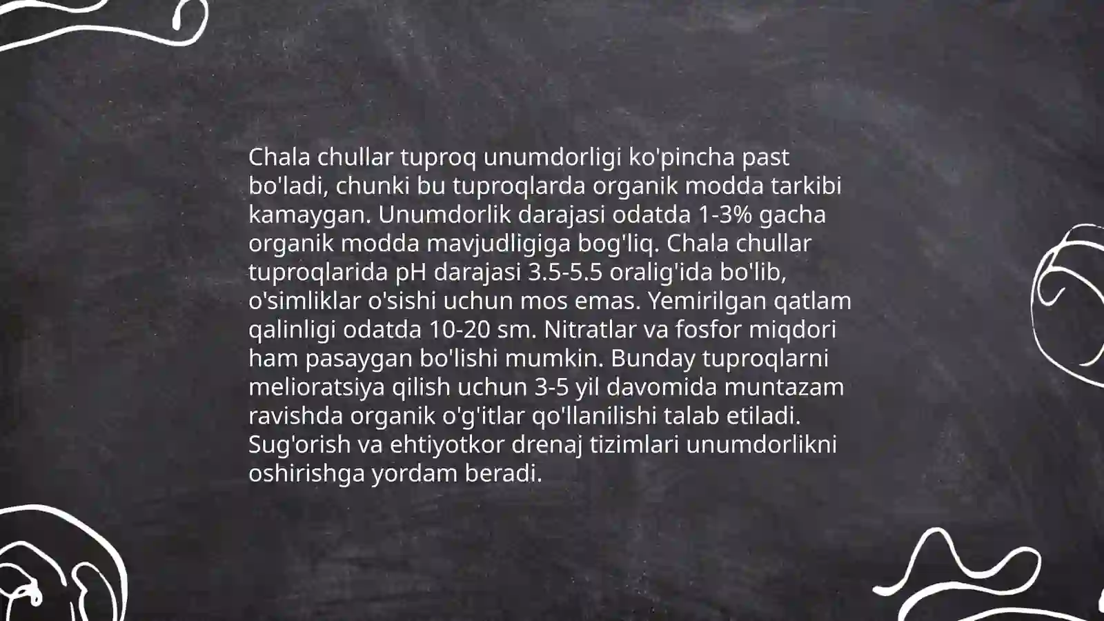 Chala chullar zonasining tuproqlari 4