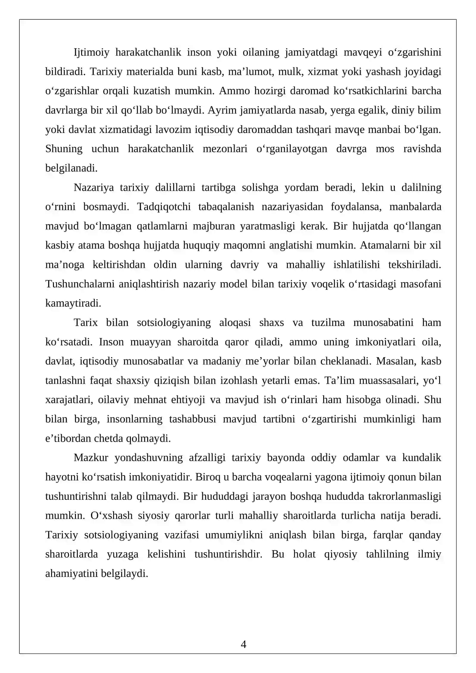 Tarixiy tadqiqotlarda sotsiologik uslublar 4