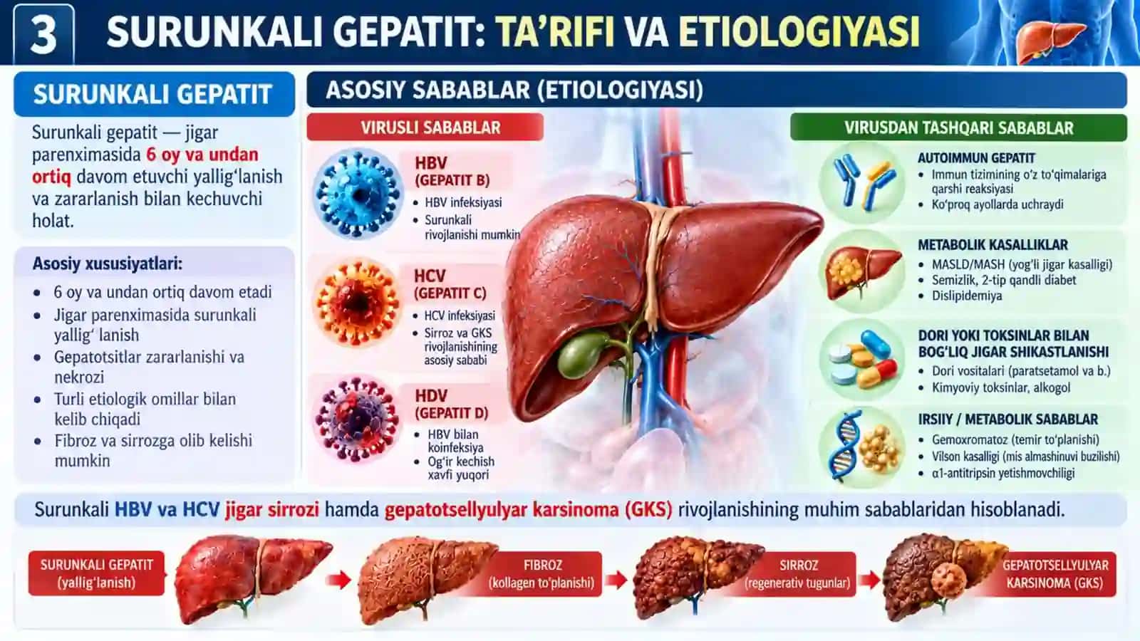 Surunkali gepatit. Jigar serrozi. Professional taqdimot.pptx 4