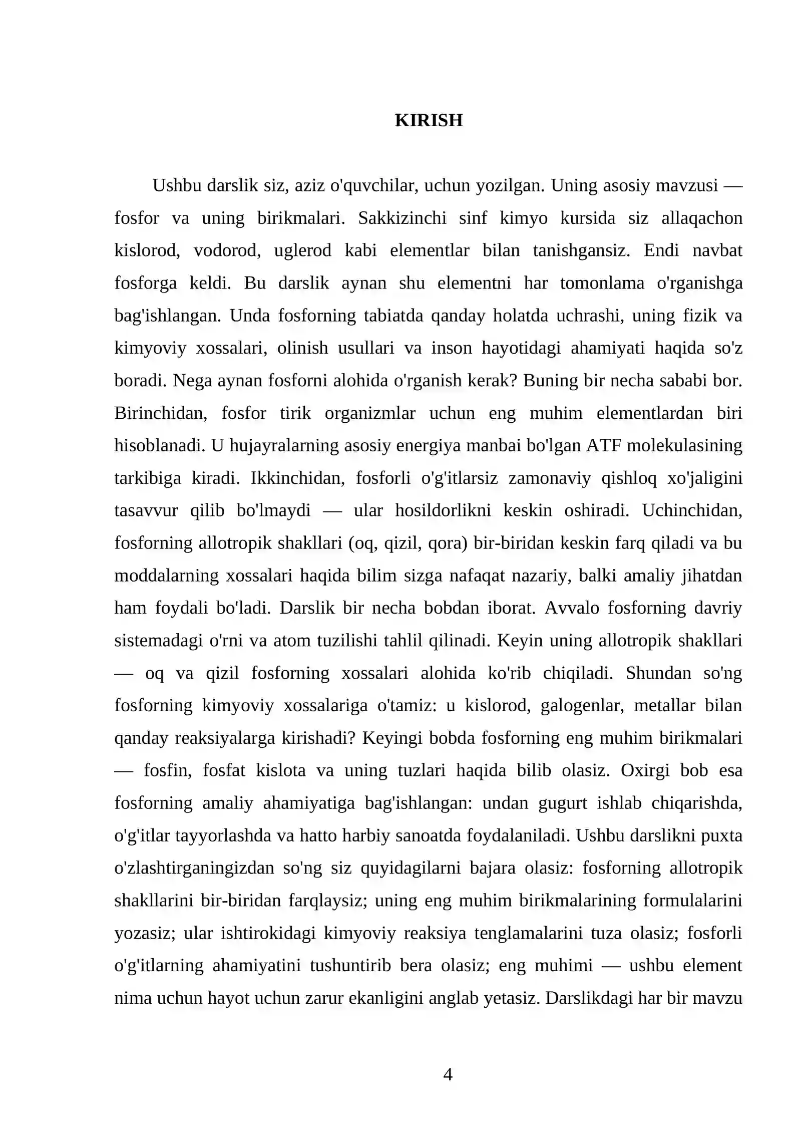 FOSFOR. 8 - SINF 4