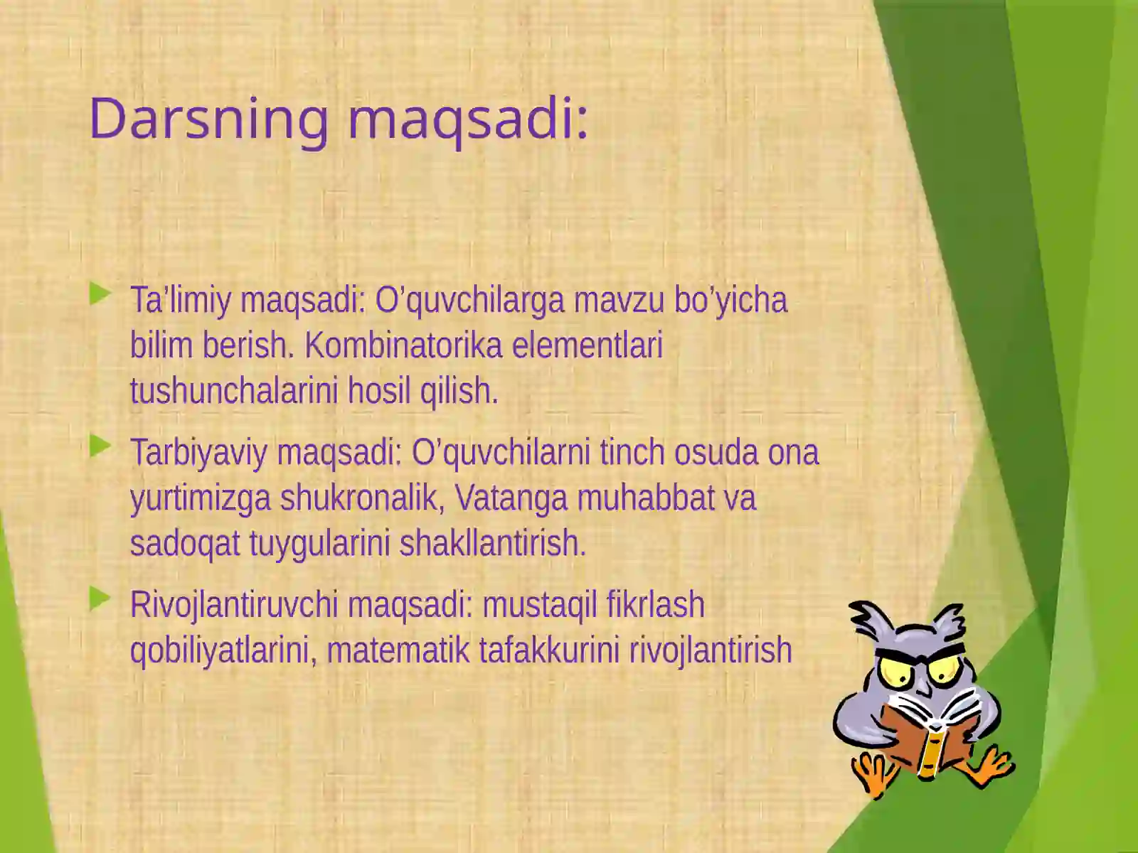 KOMBINATORIKA ELEMENTLARI 4