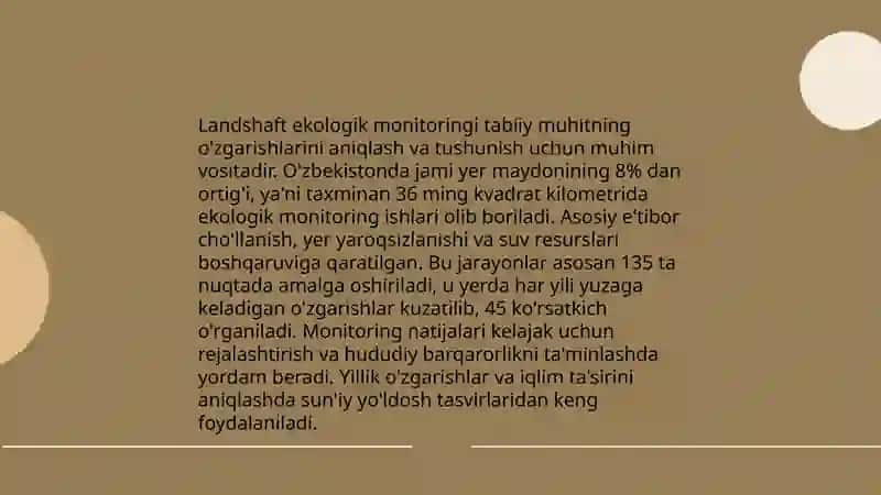 Geoekologik baholash bo'limi 4