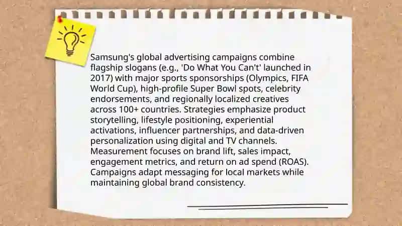 Samsung kompaniyasi reklama qilish 4