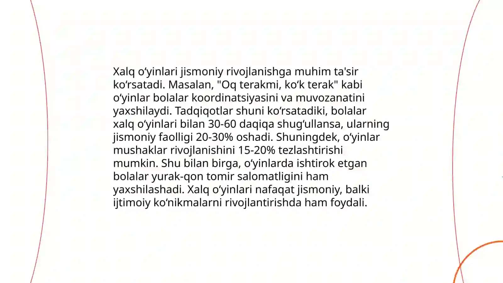 Milliy sport turlari va xalq o‘yinlarining jismoniy tarbiya tizimi 4
