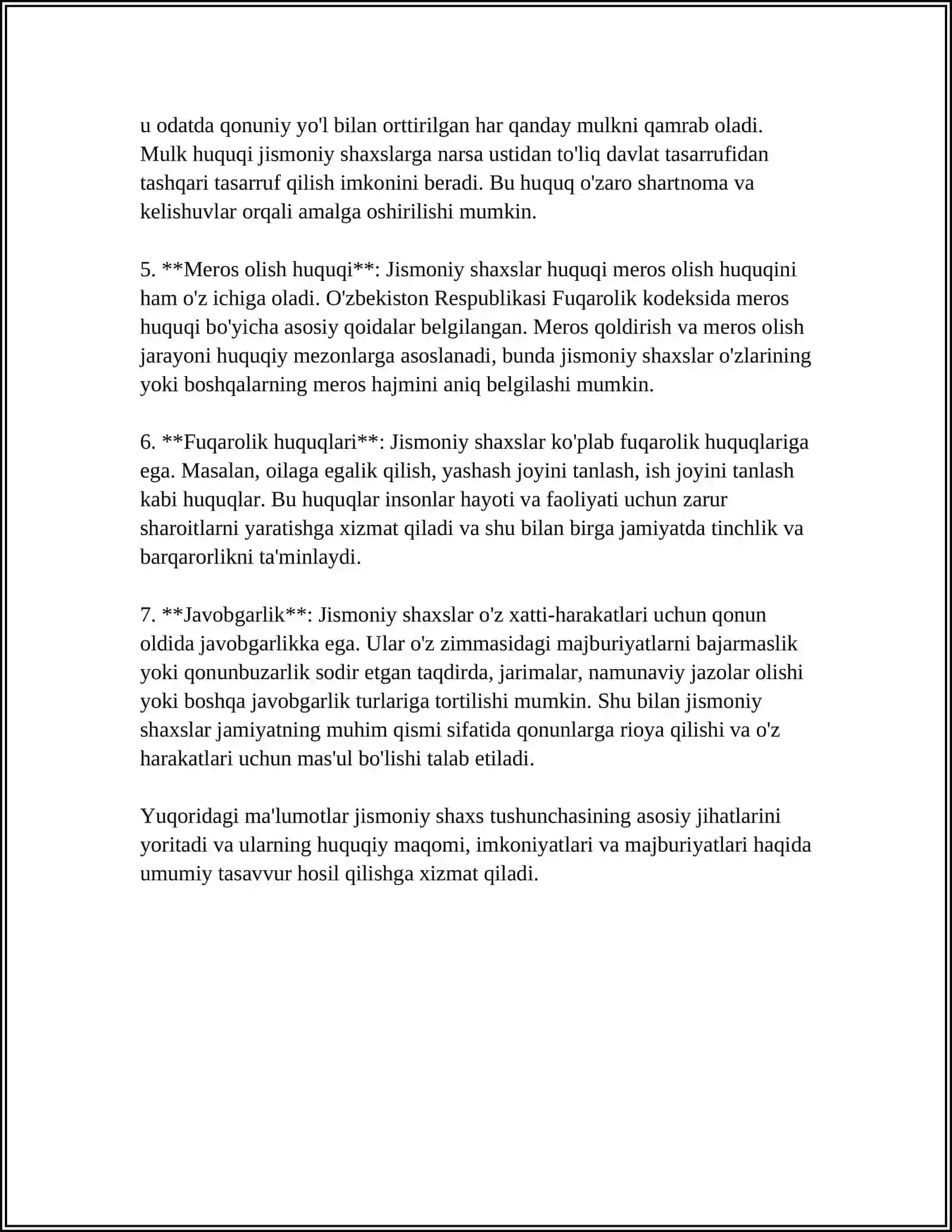 Jismoniy va yuridik shaxslar 4