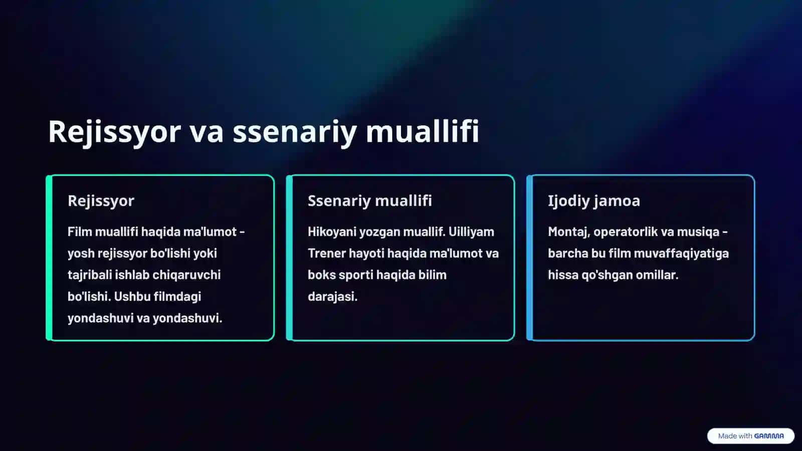 Uilliyam Trener (2014) 4