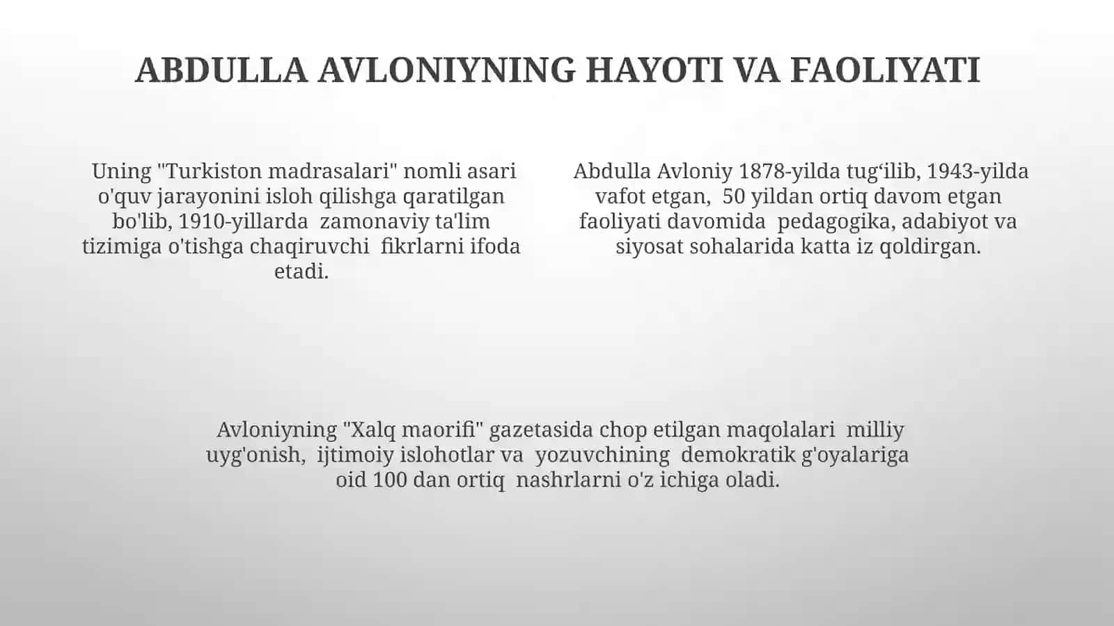 Abdulla Avloniyning Hayoti va Faoliyati 4