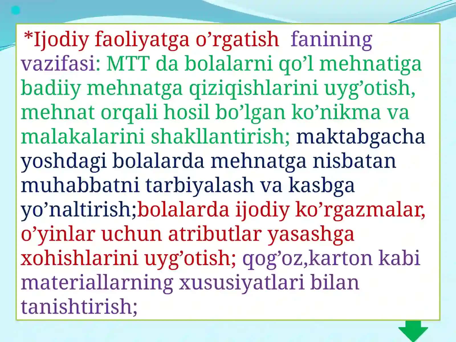 Maktabgacha ta’limda tashkilotlarida ishbilarmonlik o‘yinlari texnologilari 4