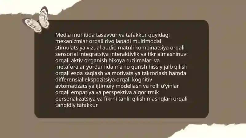 Mediatalim tizimidagi badiiy ong tasavvur va tafakkur 4