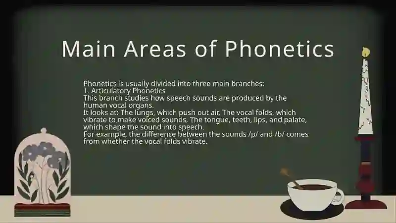 Phonetics as a branch of linguistics 4
