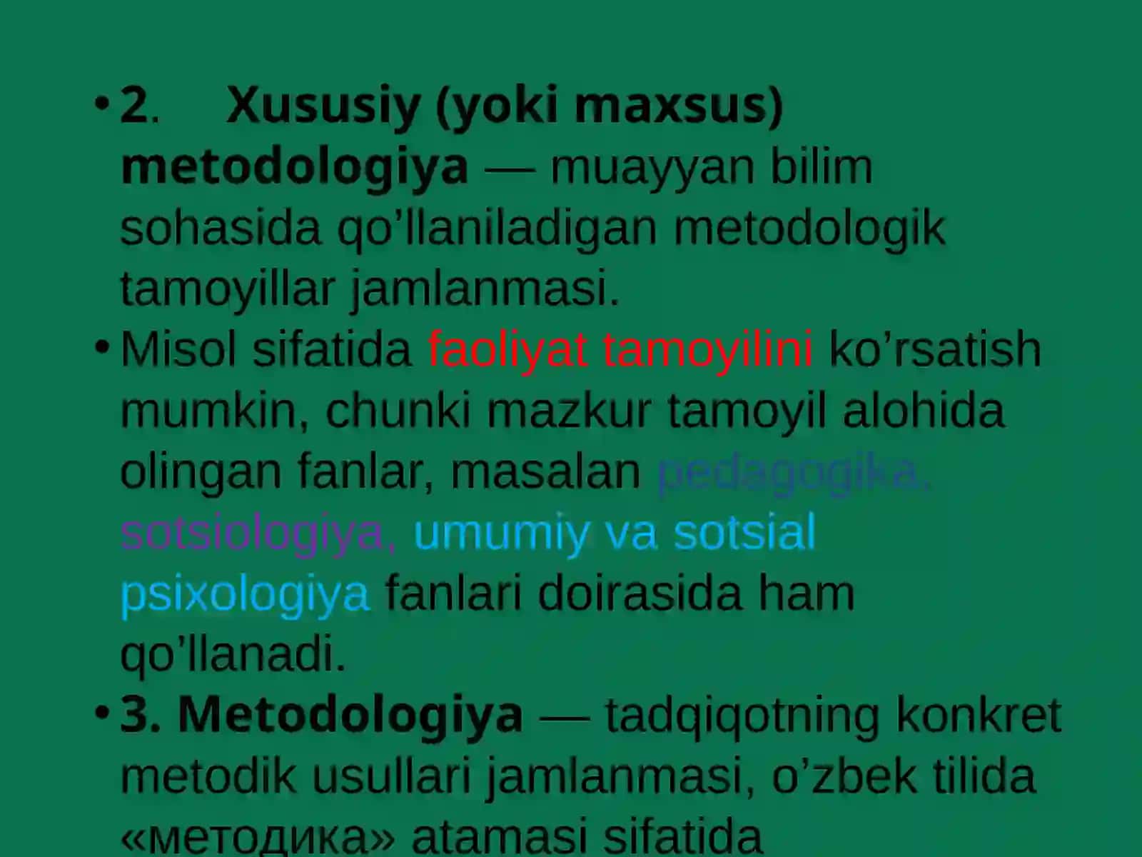 Sotsial-psixologik tadqiqotlar metodologiyasi va metodlari 4