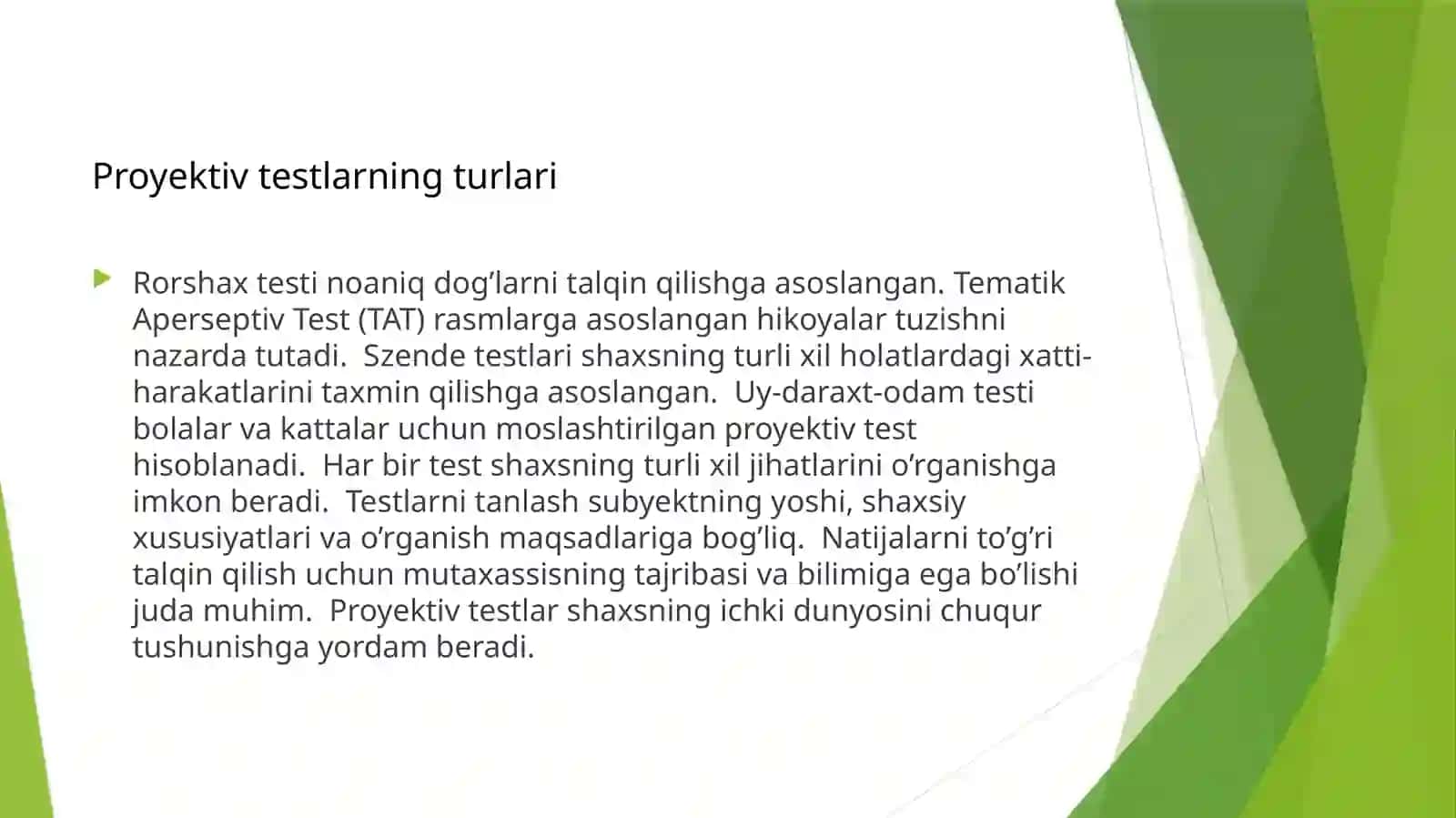 Shaxslararo munosabatlar psixodiagnostikasi 4