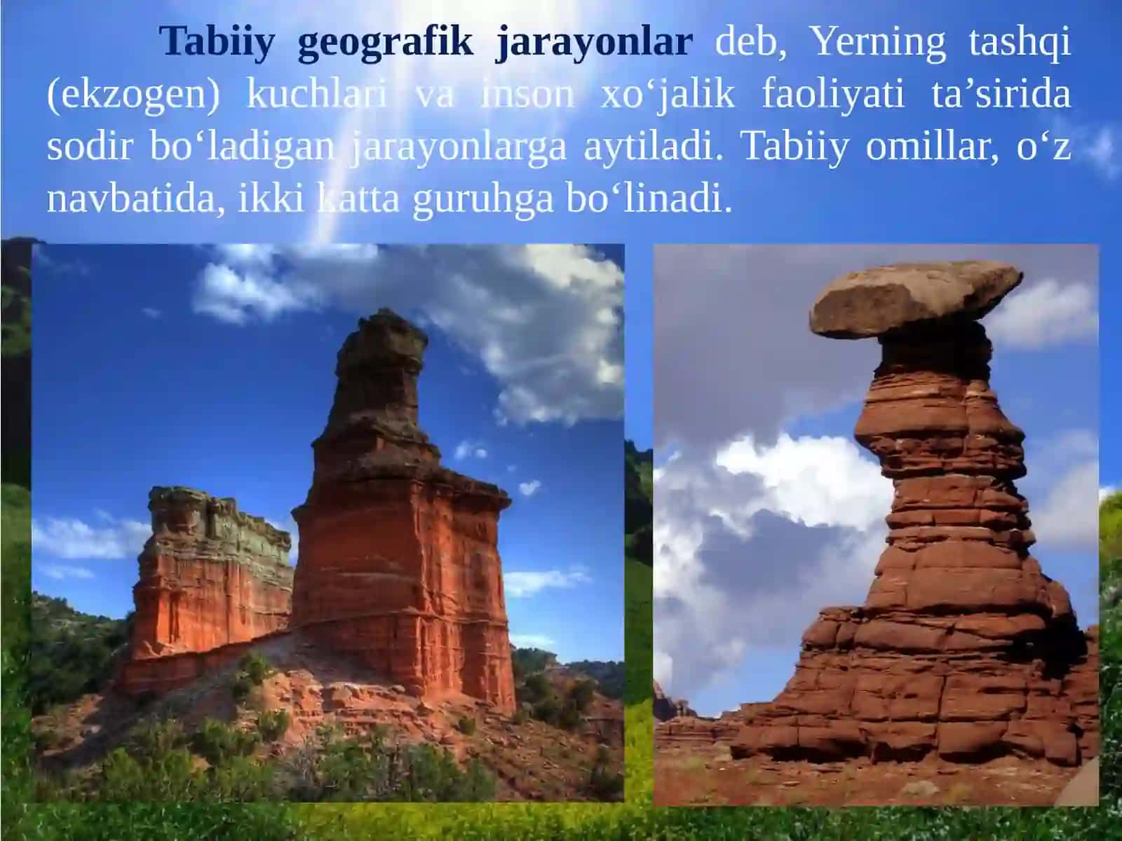 Tabiiy geografik jarayonlar. 4