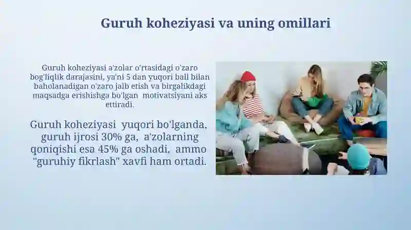 Kichik guruhlar psixologiyasi 4