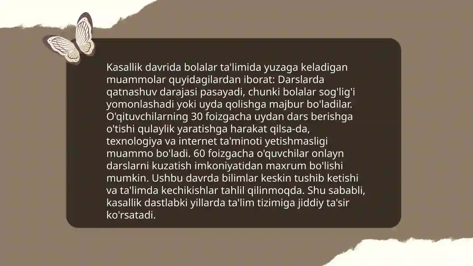 Gospital pedagogika muammolarini o'rganish 4