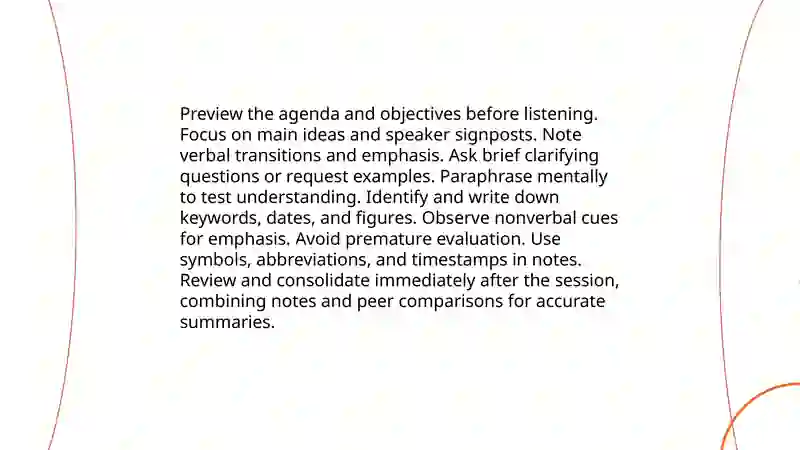 Lecture and Conference Summaries 4