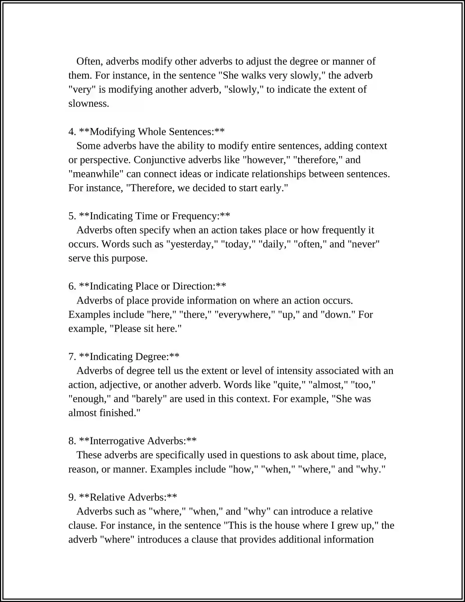 ADVERBS 4