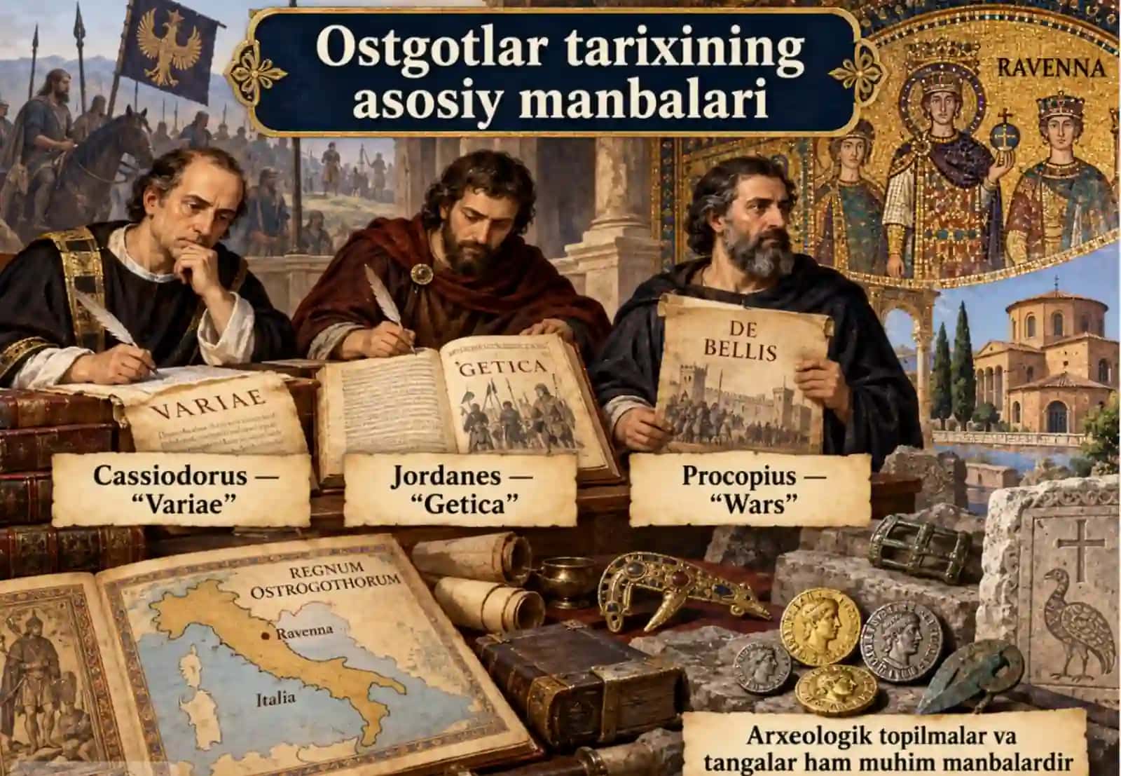 Ostgotlar qirolliği tarixiga oid ilmiy tadqiqotlar 4
