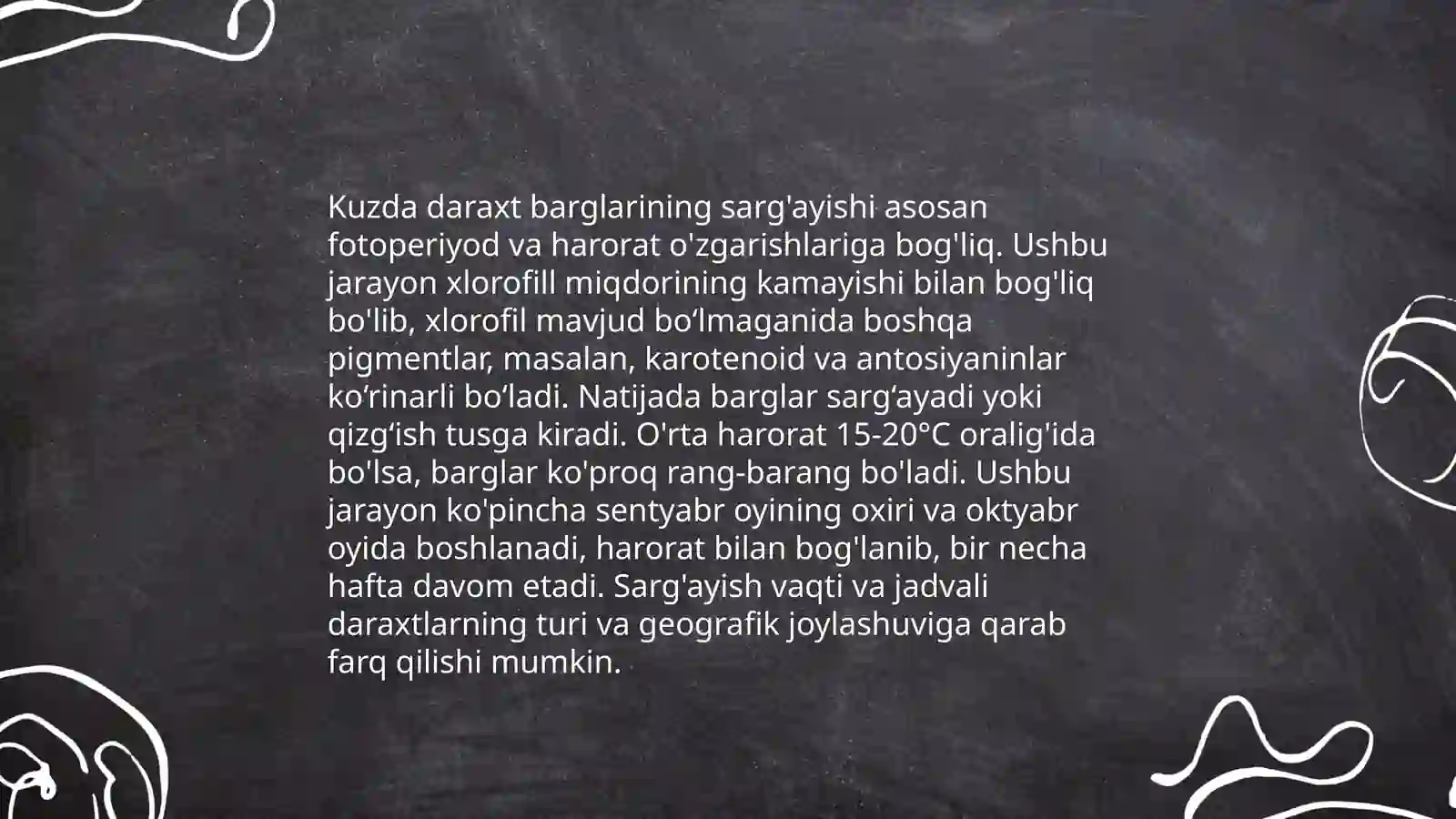 Kuz haqida 4