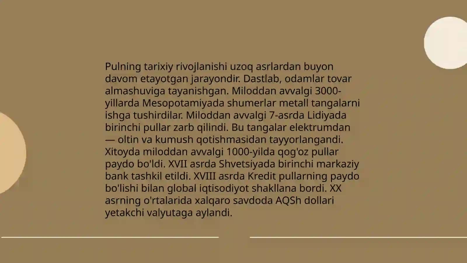 Pul nazariyasi 4