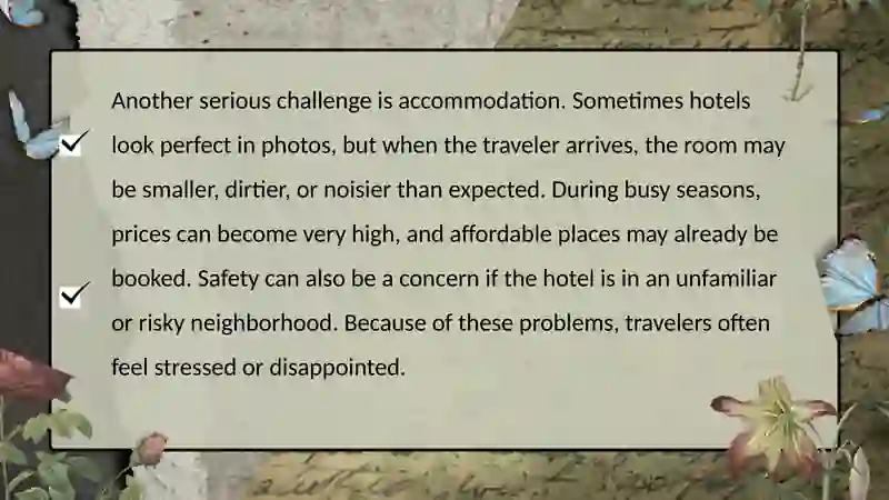 Travel Challenges and Solutions 4