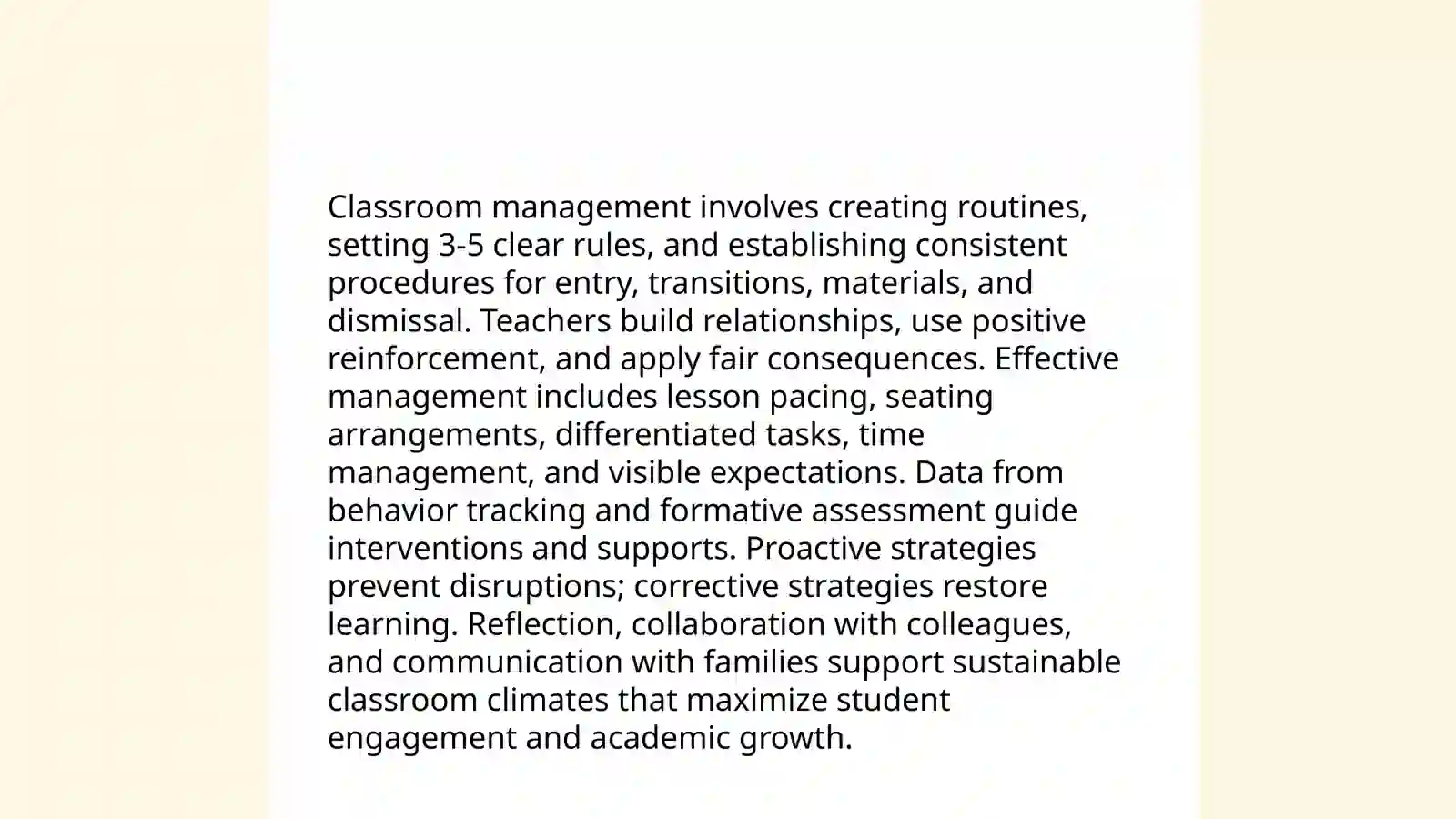 Teacher's job 4