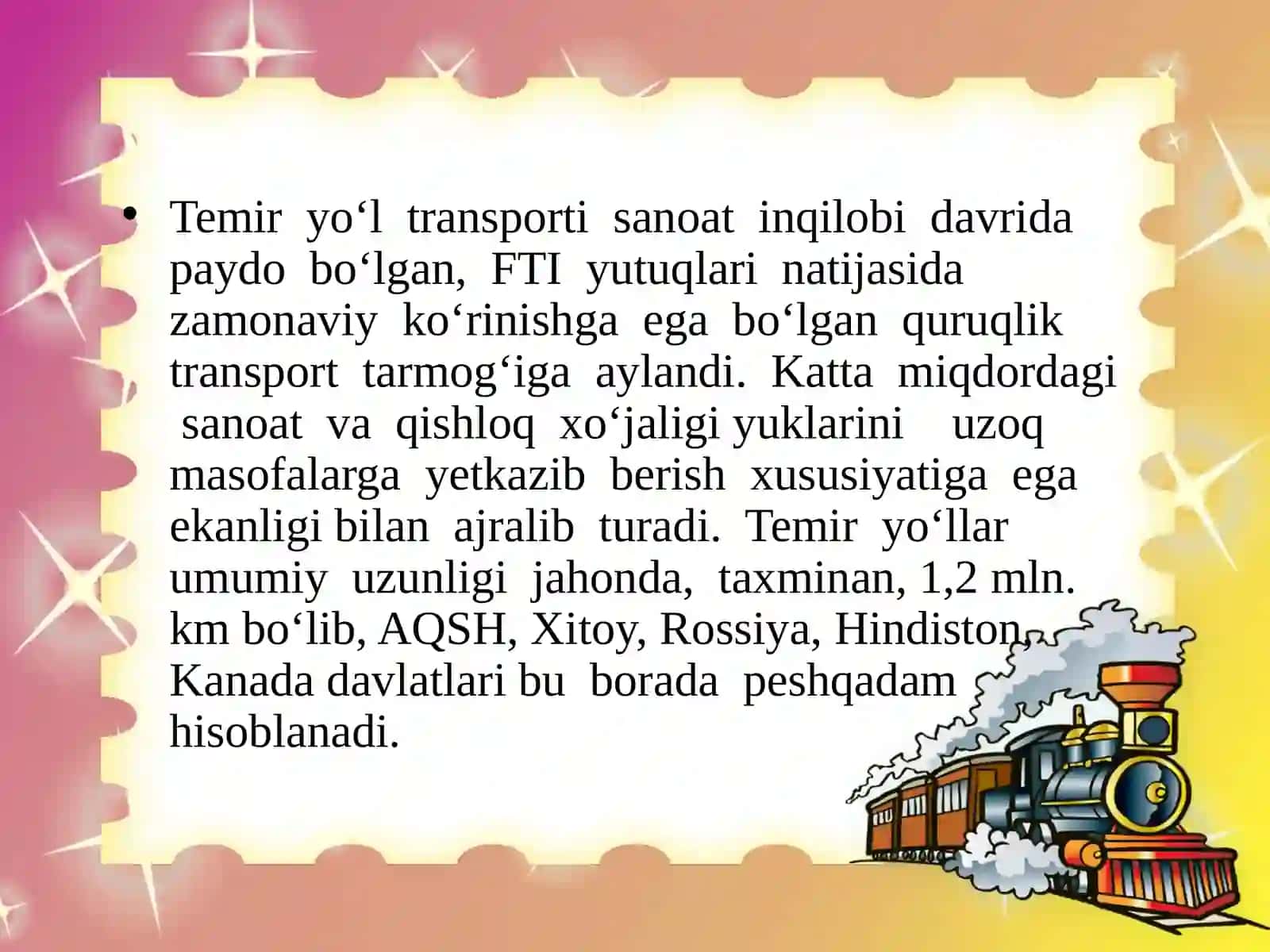 Jahon transporti  geografiyasi 4