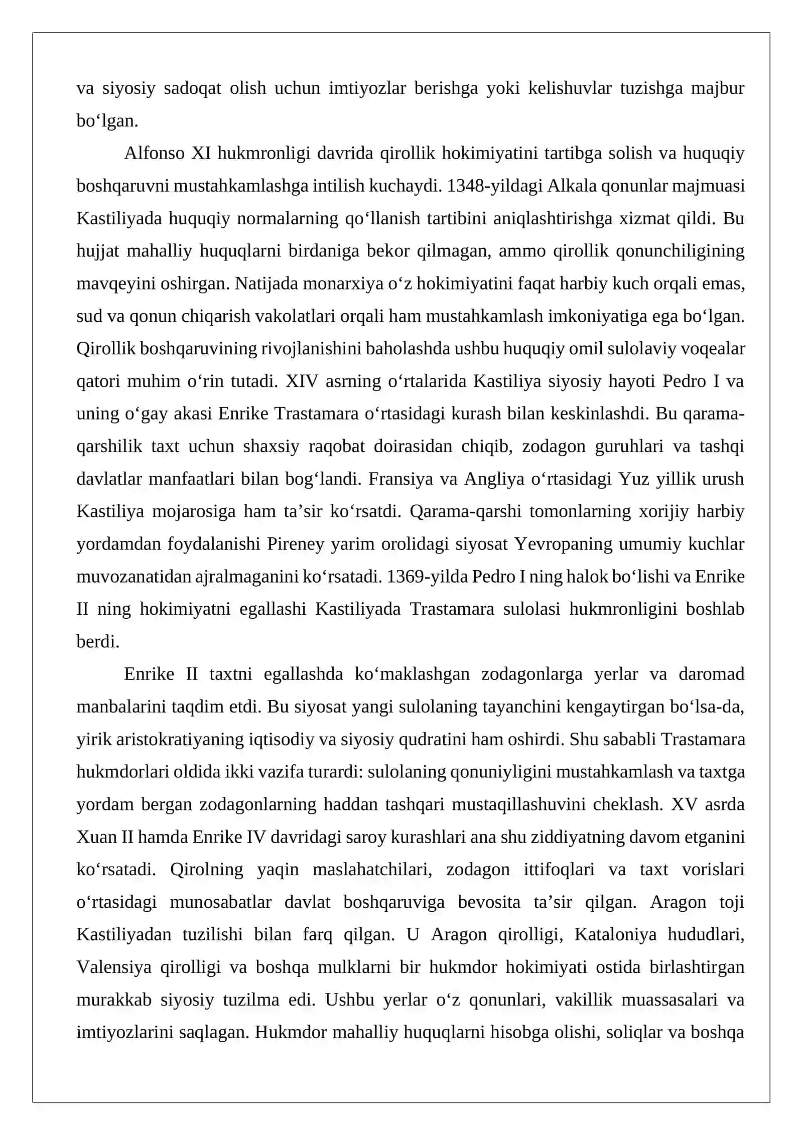 XIV-XV asrlarda Ispaniya tarixiga oid ilmiy tadqiqotlar 4