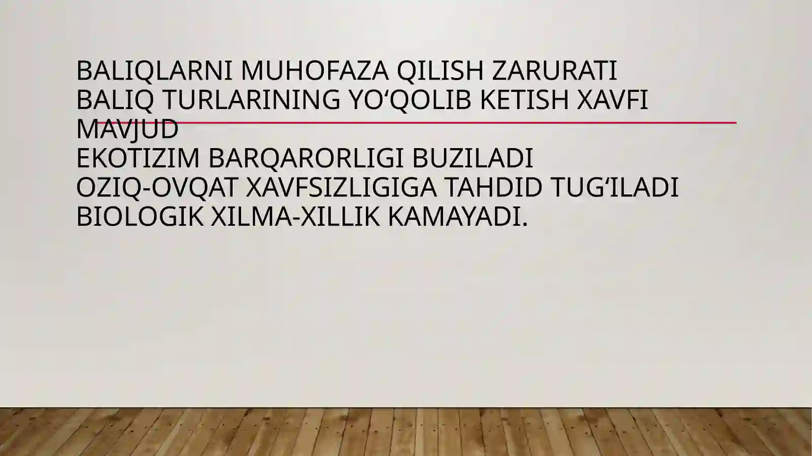 Baliqlarning ekologik va iqtisodiy ahamiyati 4