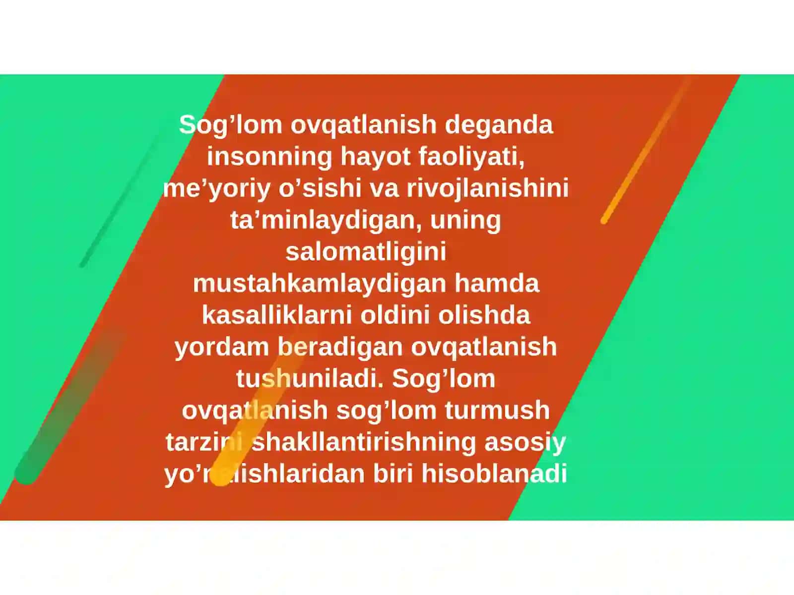 To'g'ri ovqatlanish 4