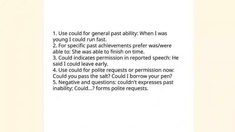Modal verbs 4