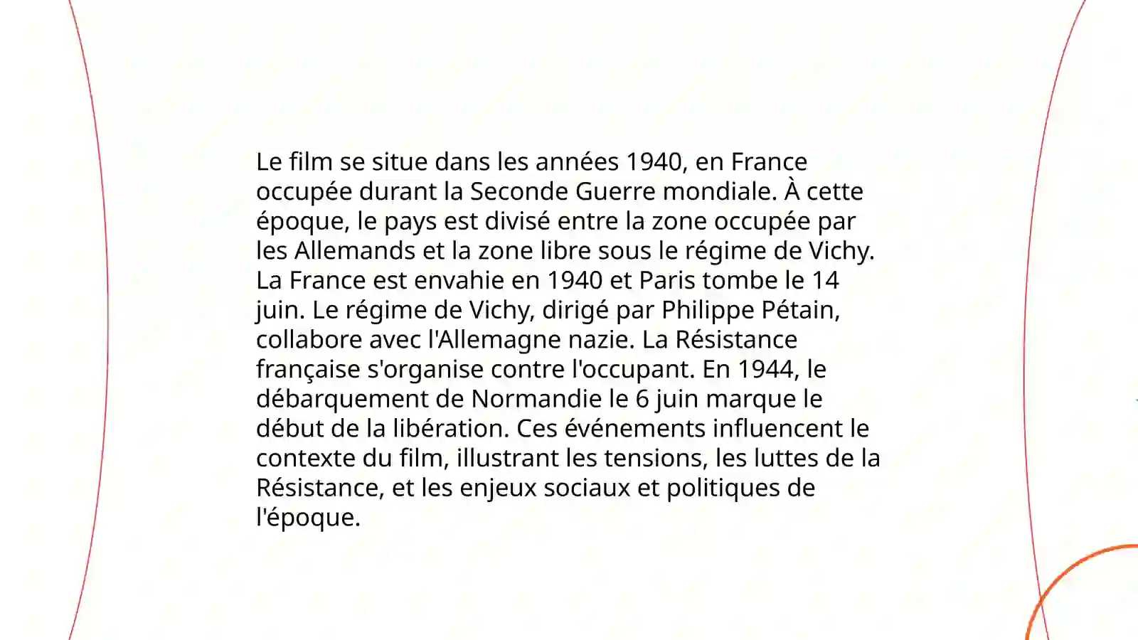 Présentation sur le cinéma français 4