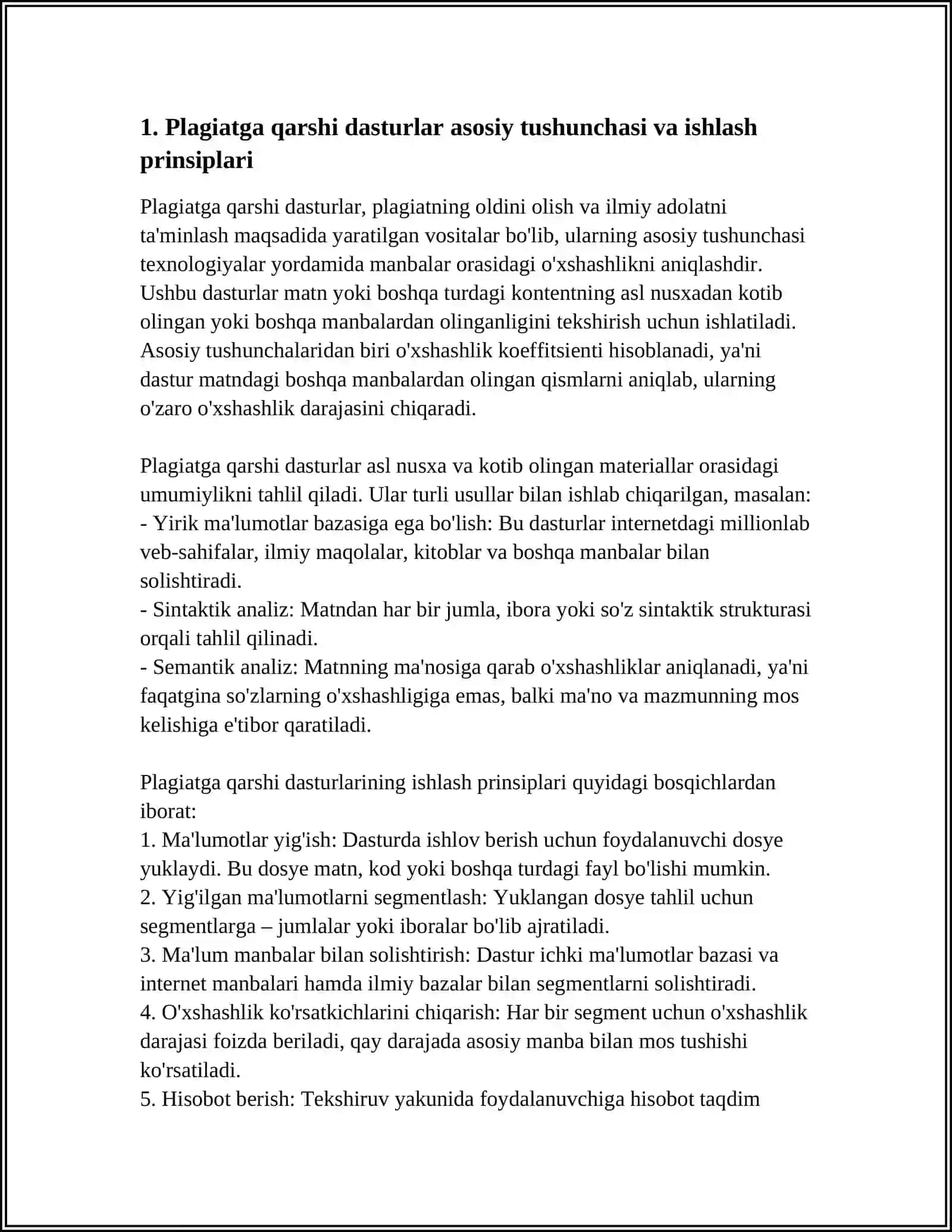 Plagiatga Qarshi Dasturlar Bilan Tanishish 4