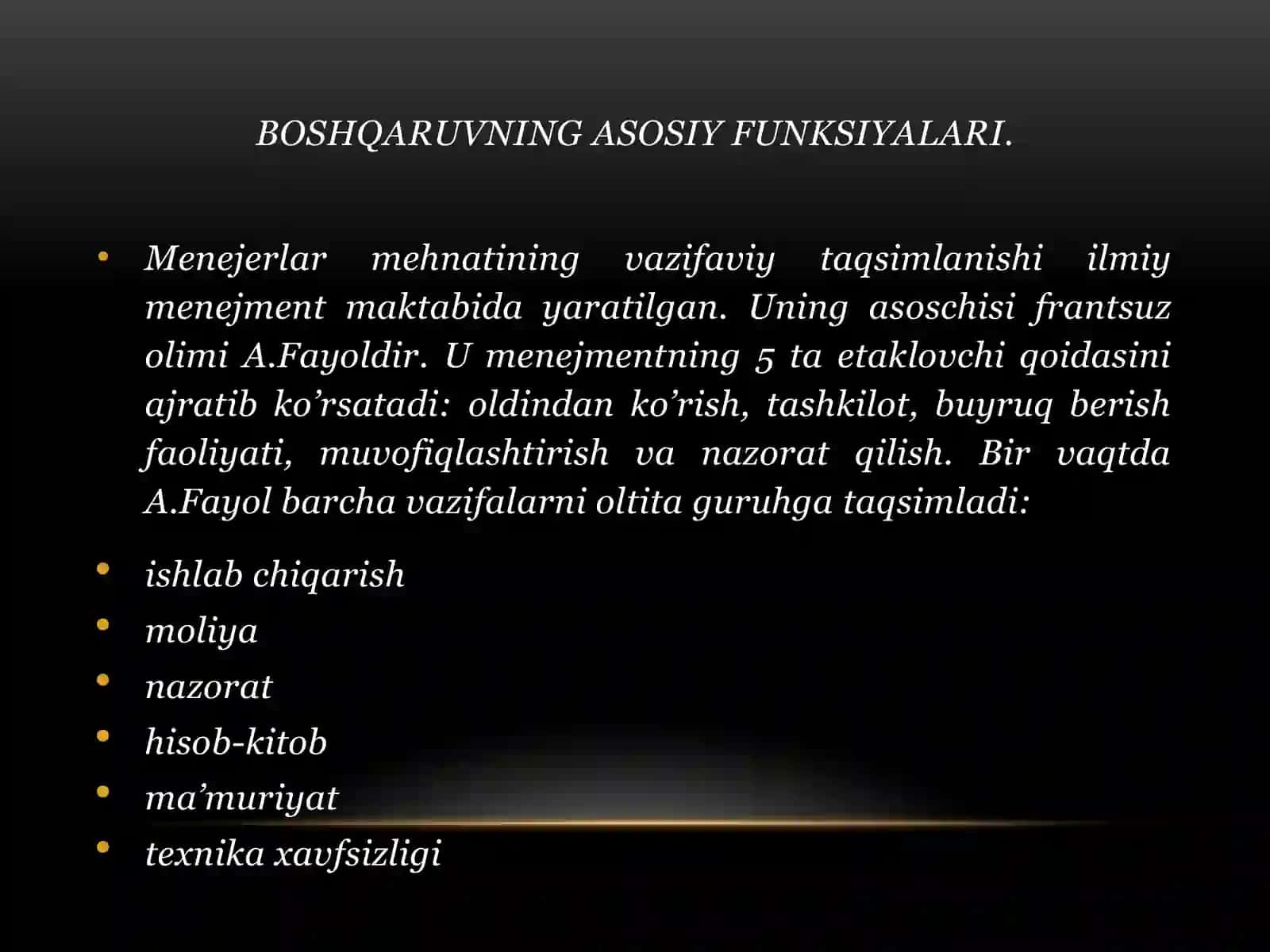 Boshqaruvning funksiyalari va nizolarni xalq qilish uslublari 4