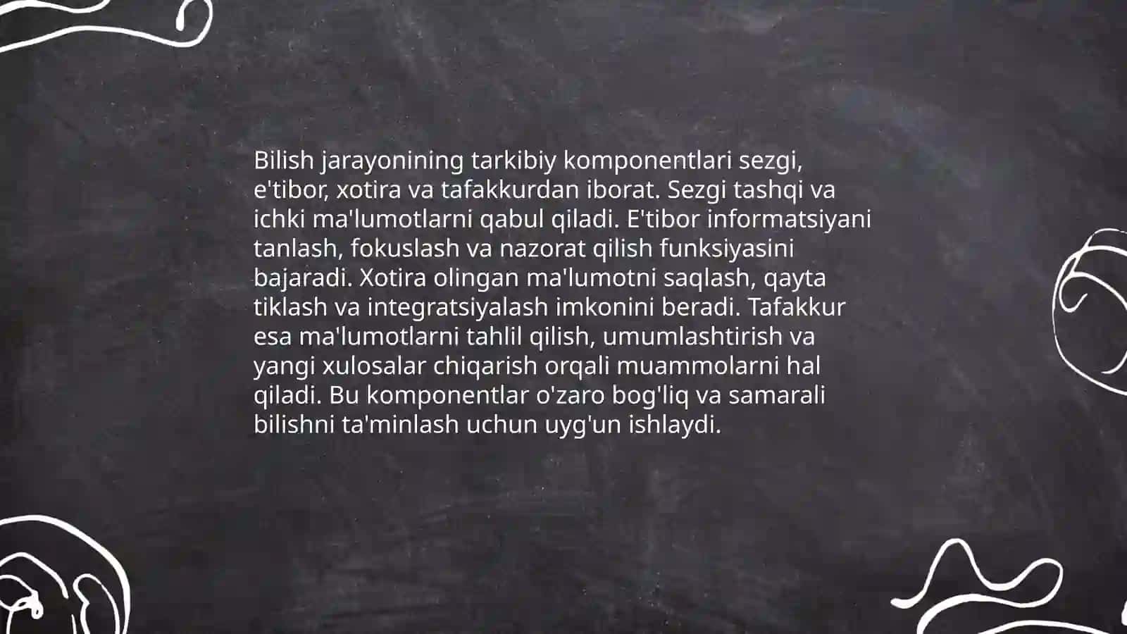 Bilish jarayonining mohiyati va mezonlari 4