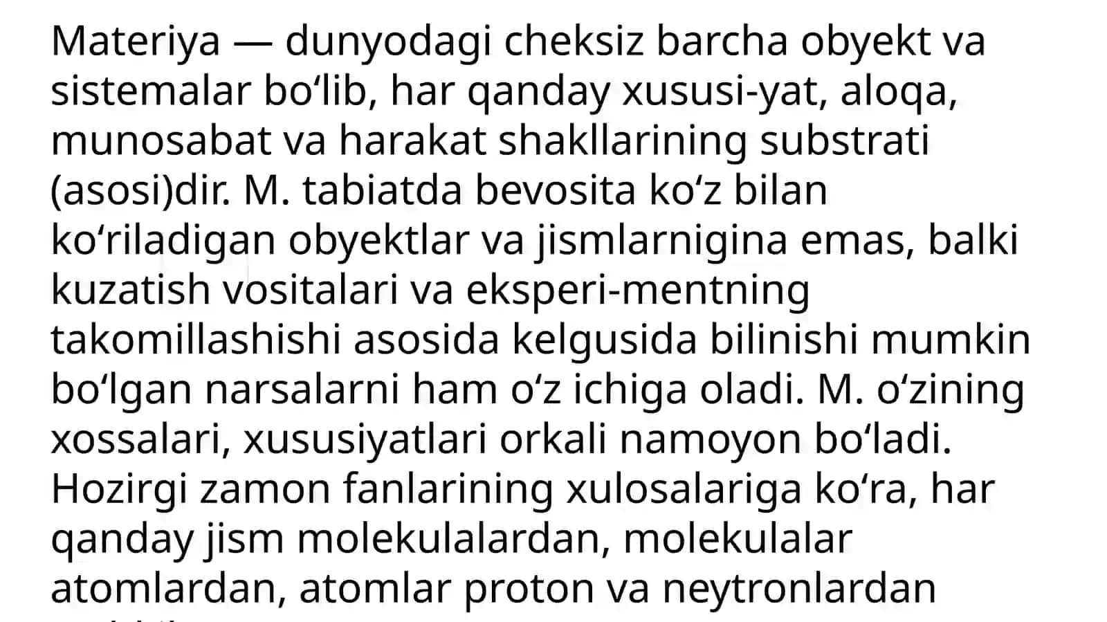 Materiyaning asosiy fizikaviy xossalari 4