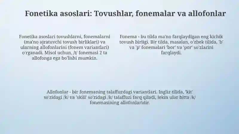 Unli va undosh tovushlarni o‘rgatishda leksik mashqlarni tashkil etish 4