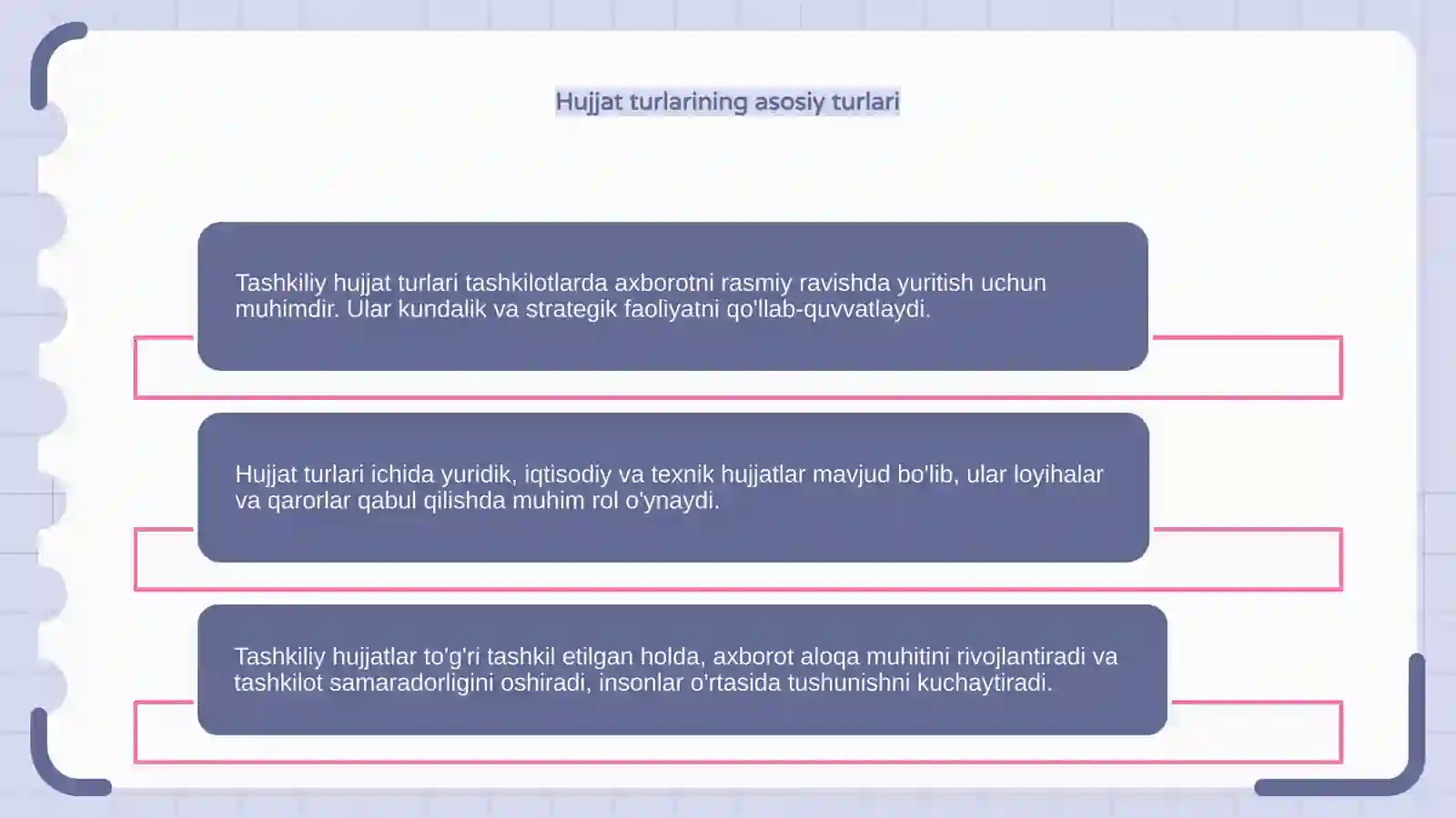 Tashkiliy hujjat turlari 4