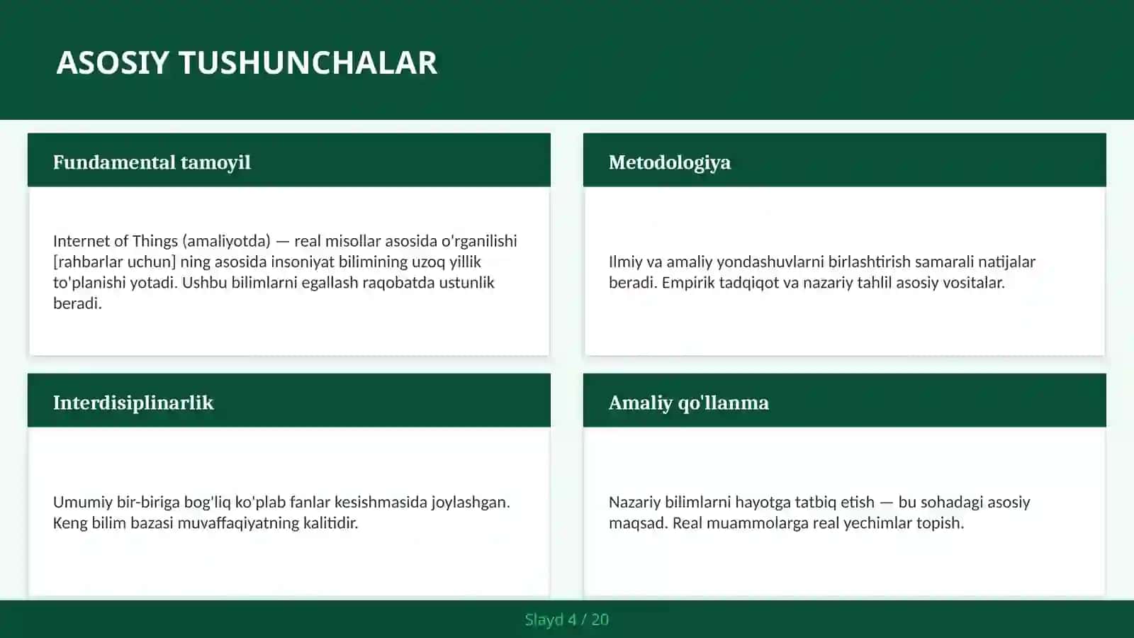 Internet of Things (amaliyotda) — real misollar asosida o'rganilishi [rahbarlar uchun] 4