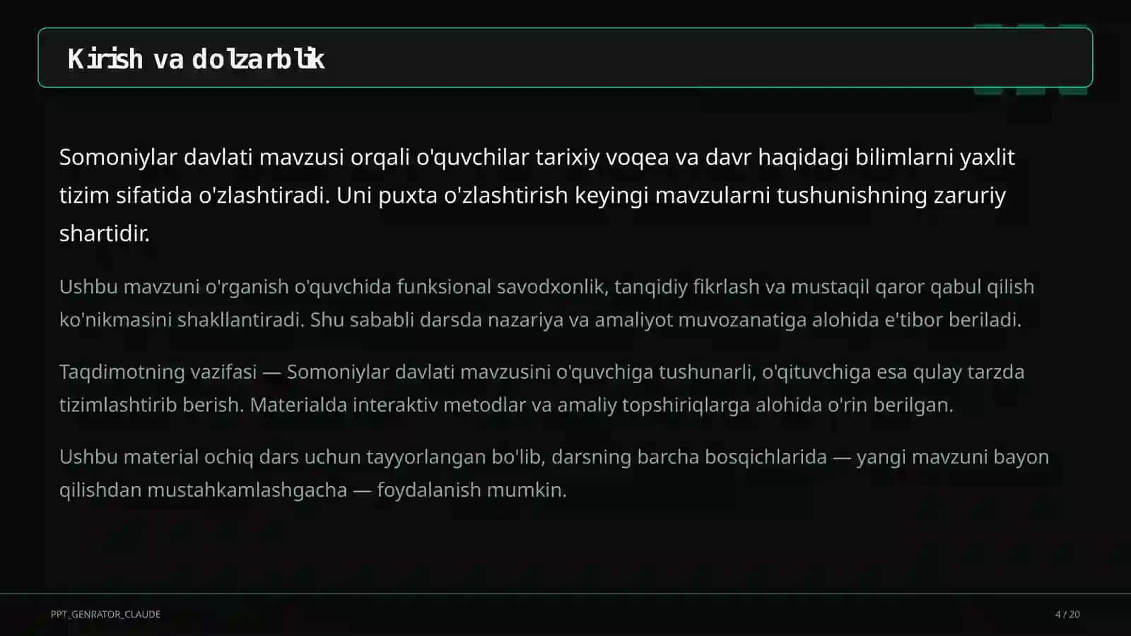 Somoniylar davlati (7-sinf) 2