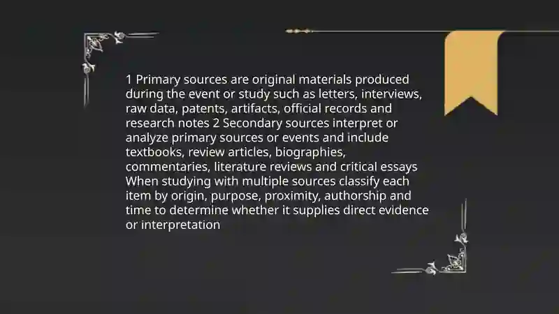 Studying with multiple source 4