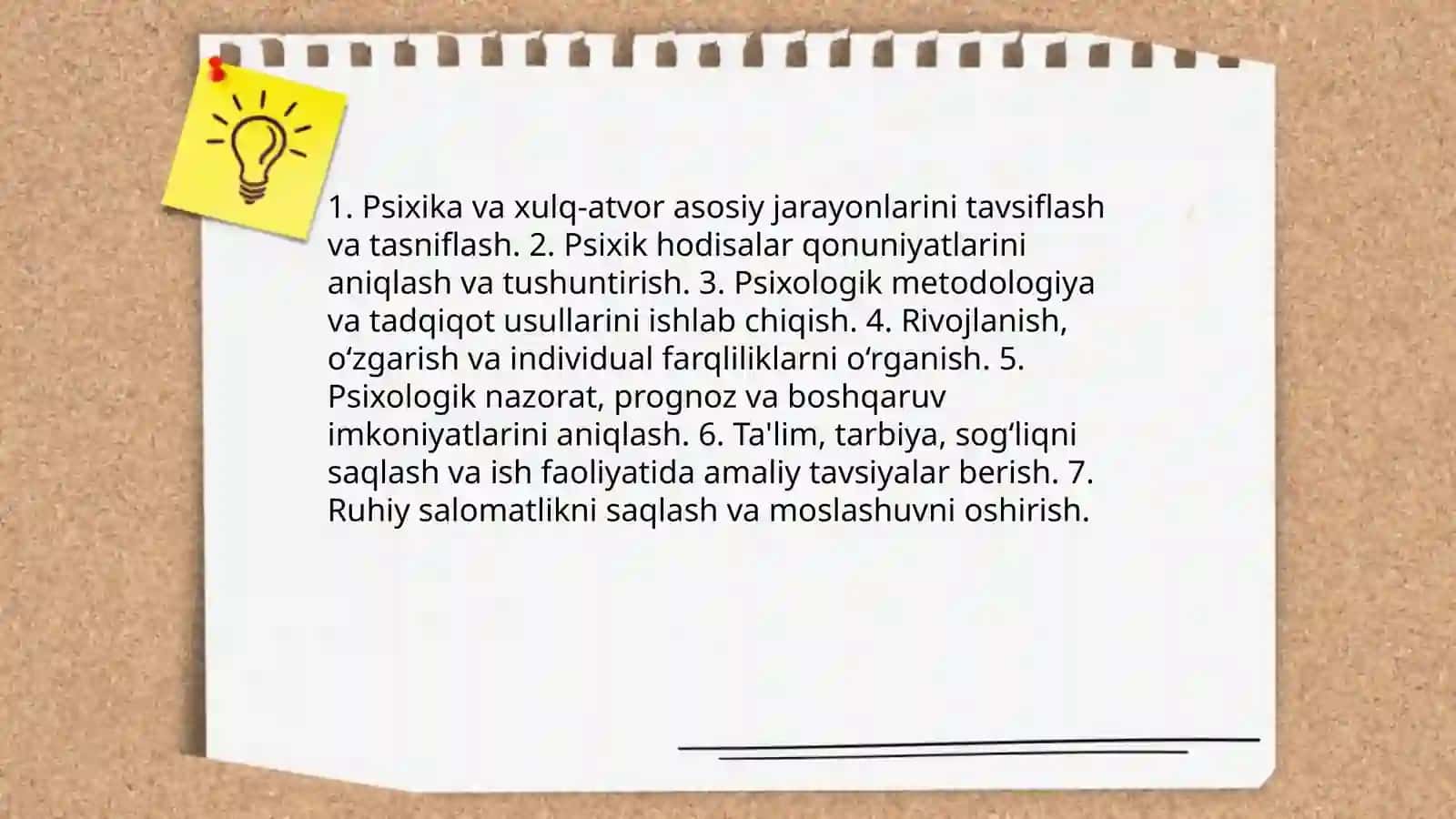 Umumiy psixoligiya fanining predmeti va vazifalari 4