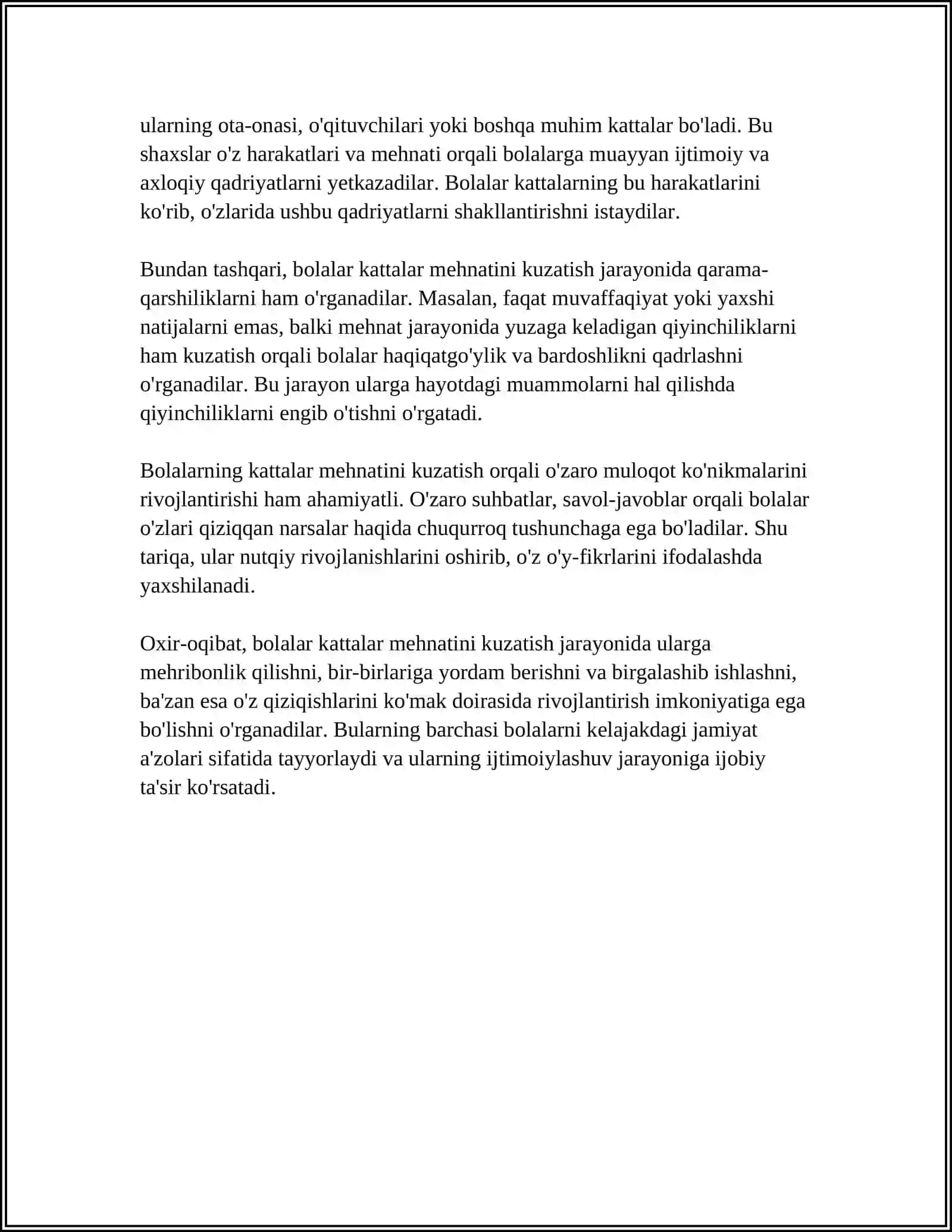 BOG'CHA YOSHIDAGI BOLALARNING KATTALAR MEHNATIGA MUNOSABATI 4