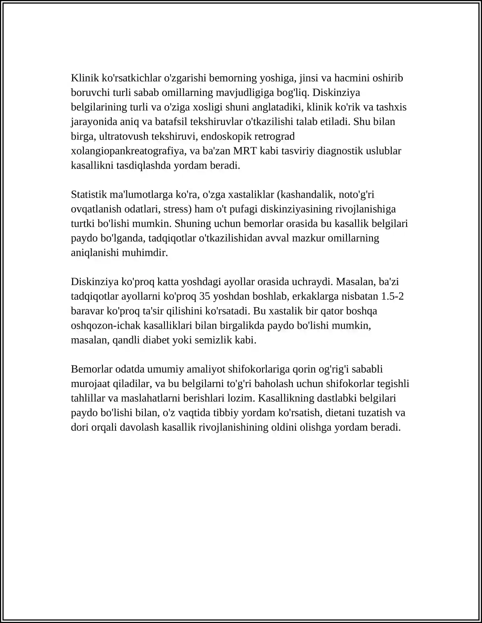 O'T PUFAGI DISKINEZIYASI 4