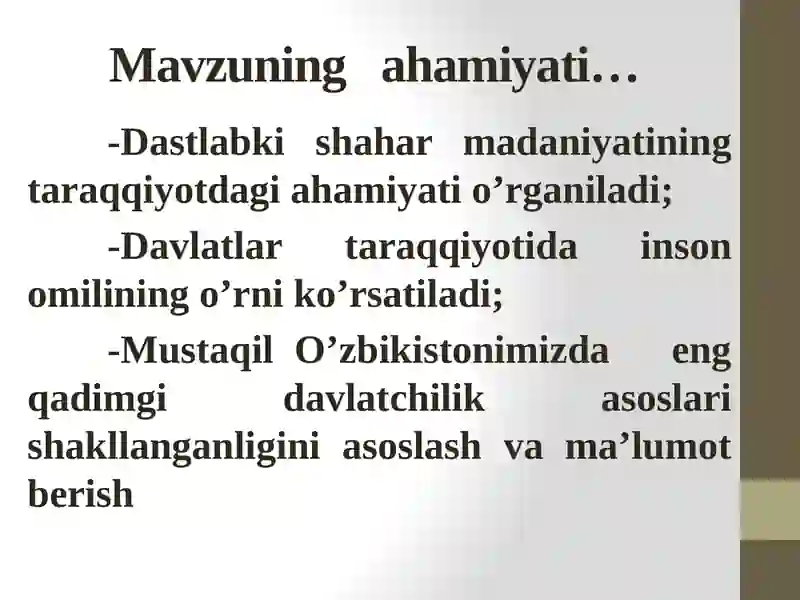 O‘zbekistonning davlatchilik tarixi 4