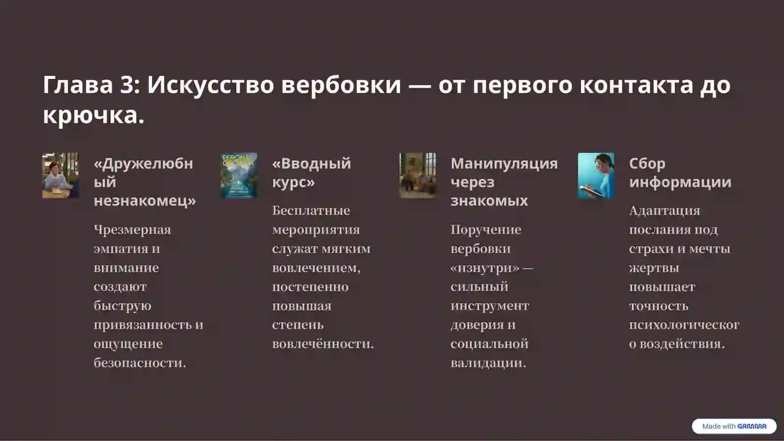 Деструктивные секты Психологические механизмы вербовки и удержания членов. 4