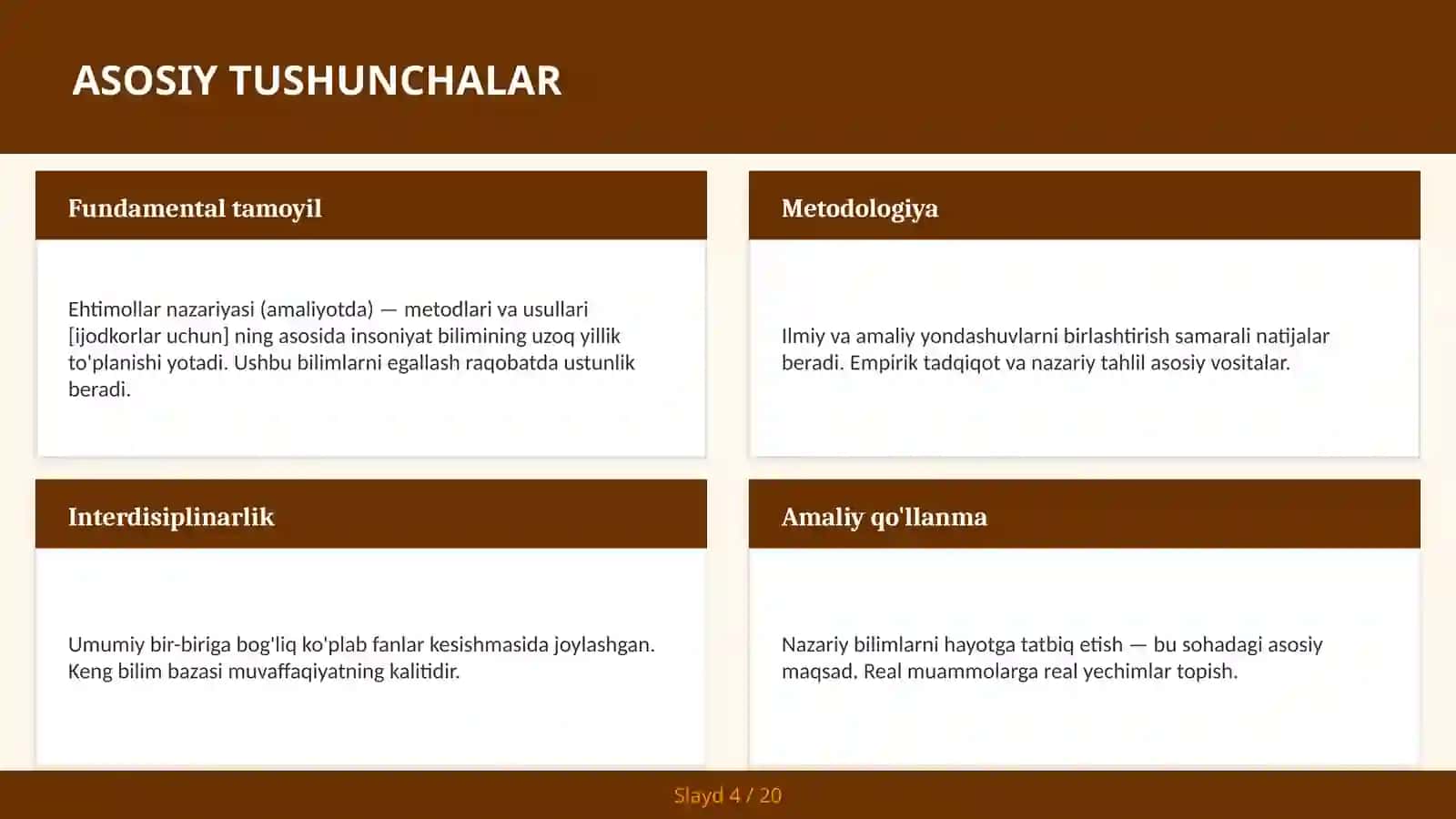Ehtimollar nazariyasi (amaliyotda) — metodlari va usullari [ijodkorlar uchun] 4