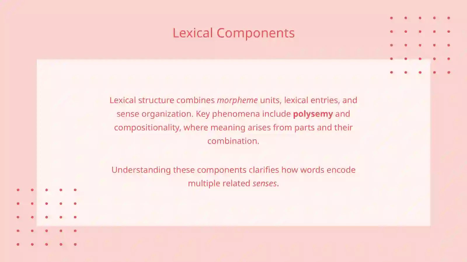 Semantic Structure 4