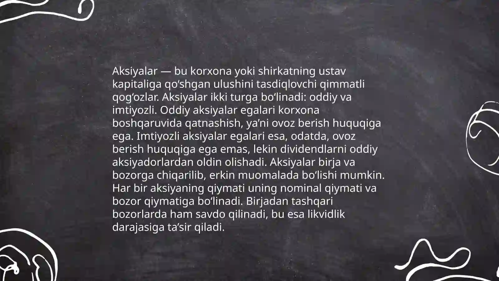 Uzoq muddatli moliyaviy qo'yilmalar tarkibi 4